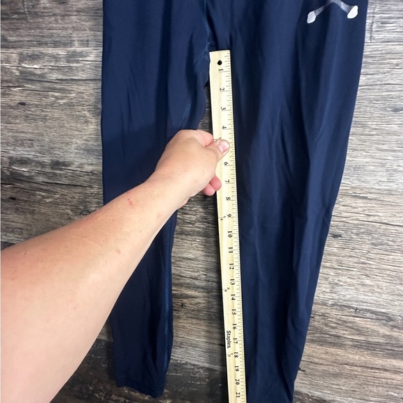 Lululemon Athletica Navy Blue Skull Leggings with High Waistband - Picture 3 of 8